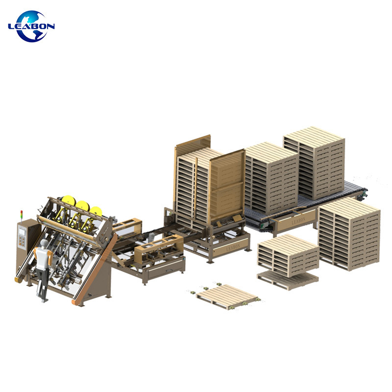 Fully Automatic American Wood Pallets Making Manufacturers Wood Pallet Machine price for sale