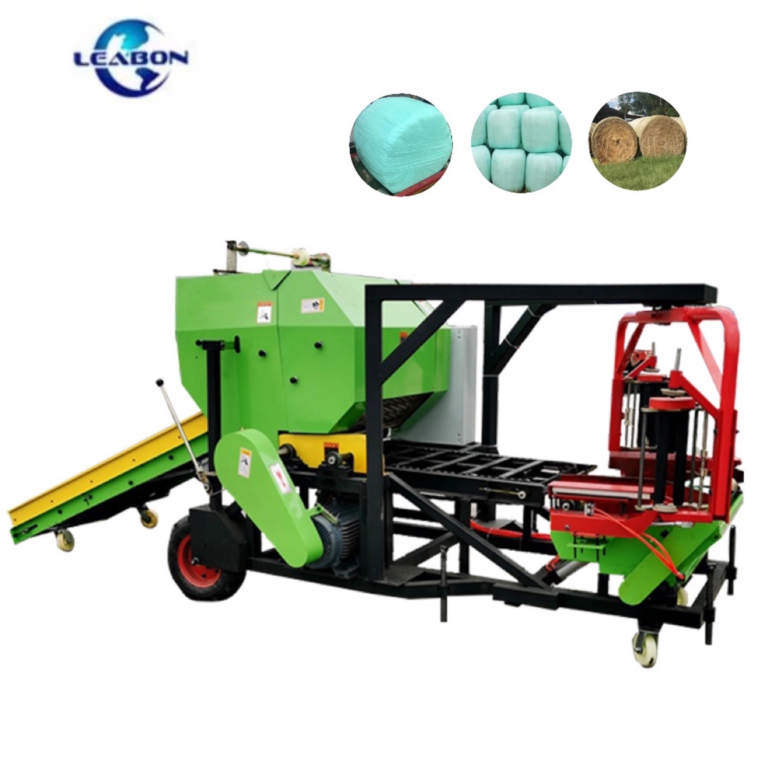 farm use cow cattle sheep  silage baler machine feed round wrapper baler  for silage