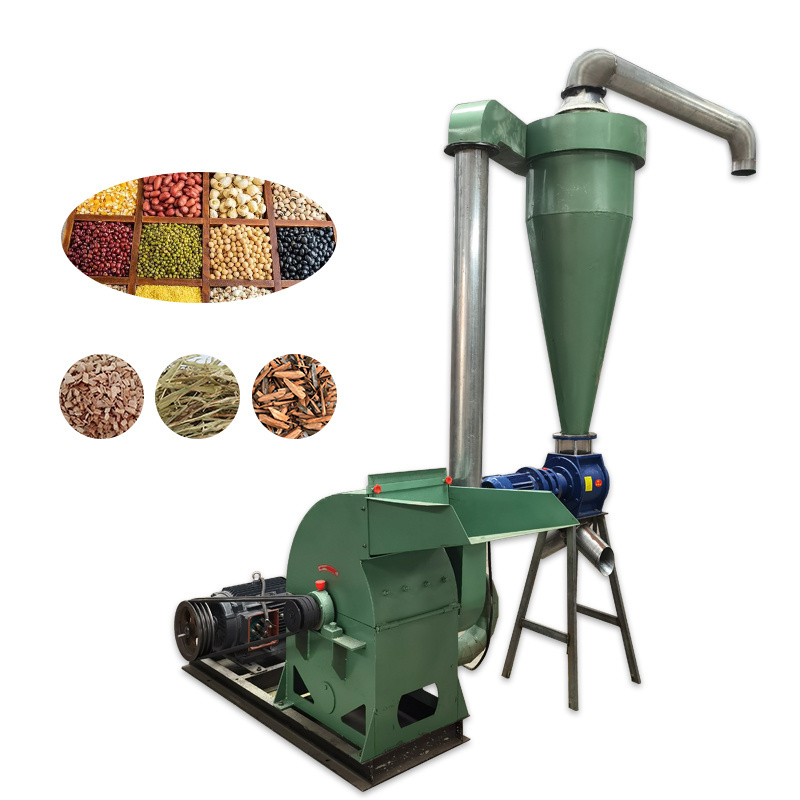 Poultry Farm Grain Wheat Corn Grass Feed Grinder Crusher Electric Animal Feed Hammer Mill