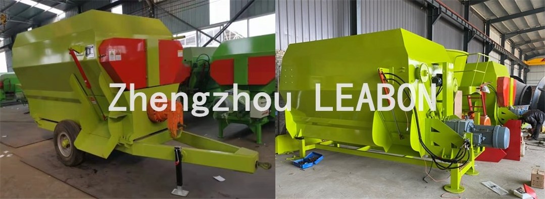 Factory Livestock Cattle Sheep Feed Mixer CE Approved 1000-2000kg/H Vertical PTO TMR Feed Mixer