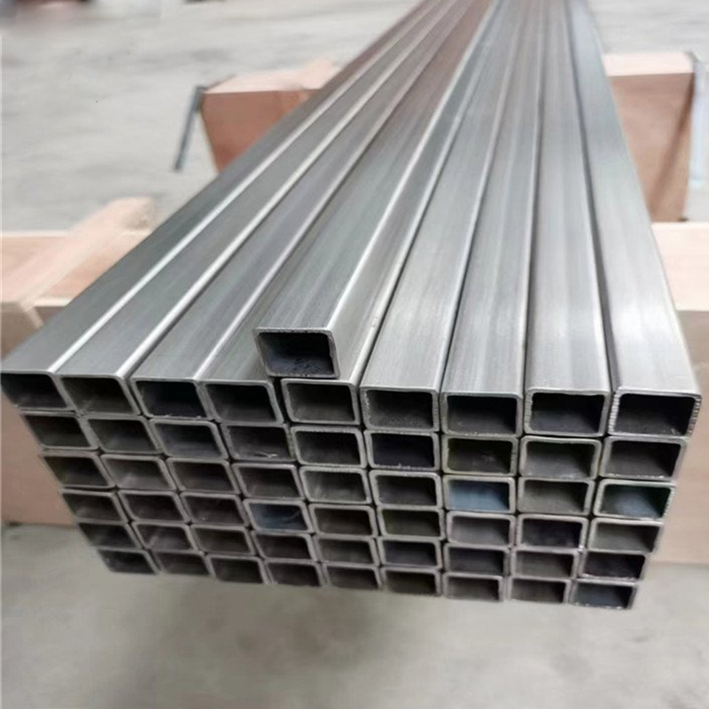 Non standard customized GR5 titanium alloy square tubes for the construction industry