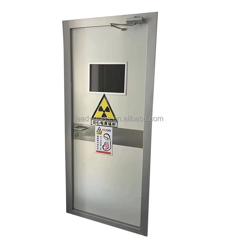 CT Room Radiation Shielding Sliding Lead Lined Door / 2mmpb 2.5mmpb 3mmpb Single open X-ray  Lead Door