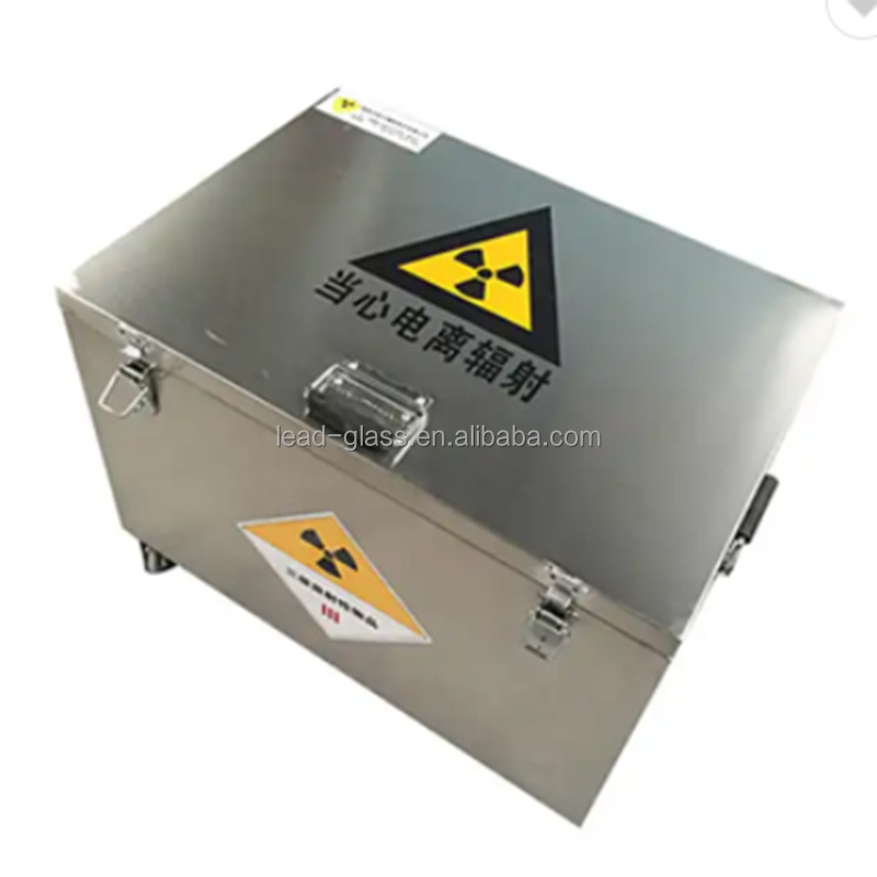 Nuclear Medicine Radiation Protection,Lead Containers Transfer Window Garbage Storage Box