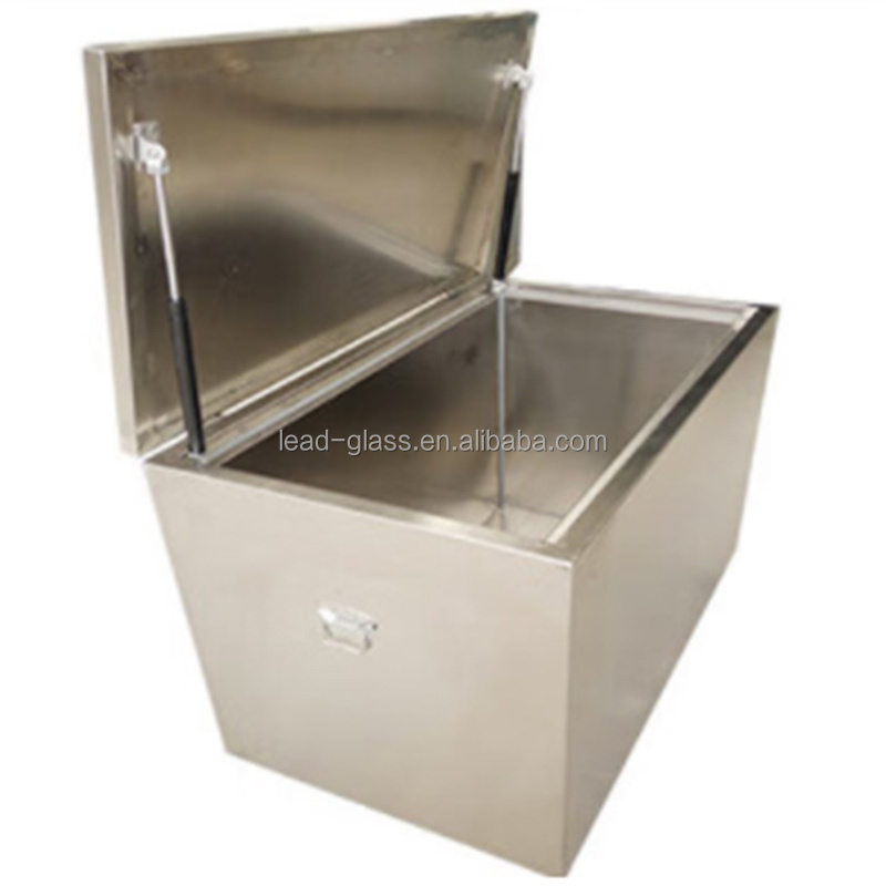 Nuclear Medicine Radiation Protection,Lead Containers Transfer Window Garbage Storage Box