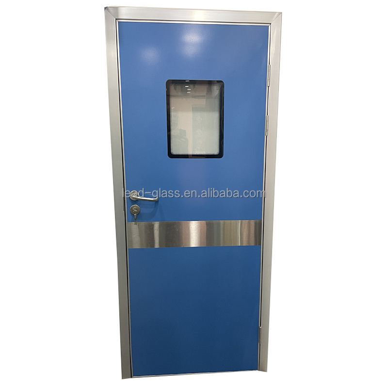 CT Room Radiation Shielding Sliding Lead Lined Door / 2mmpb 2.5mmpb 3mmpb Single open X-ray  Lead Door