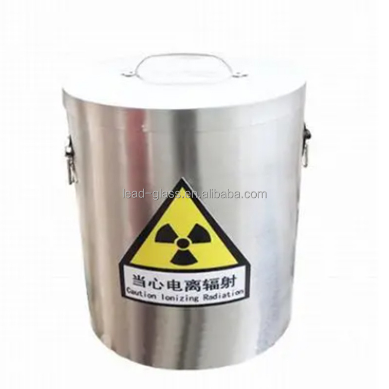 Nuclear Medicine Radiation Protection,Lead Containers Transfer Window Garbage Storage Box