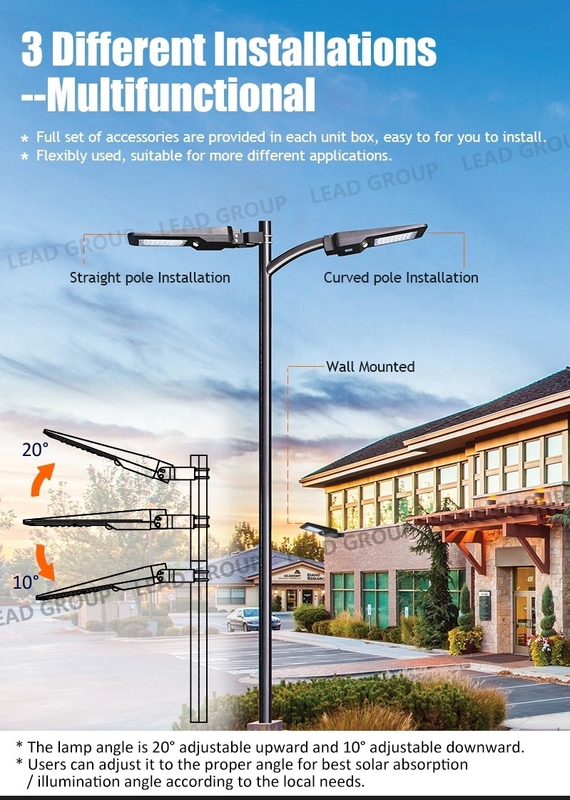 8W all in one solar street light proposal specification with battery backup