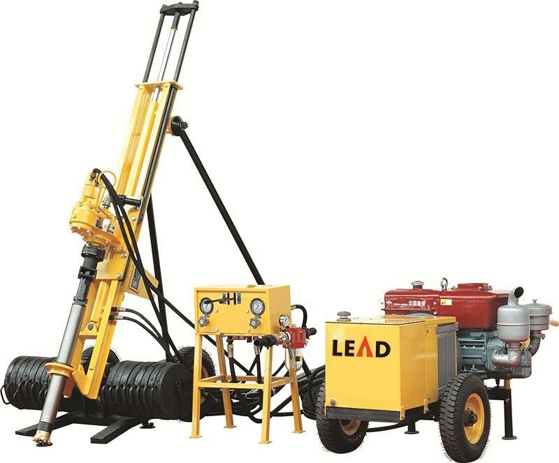 Small portable DTH hydraulic drilling rigs for mining blasting for sale 15m 20m depth