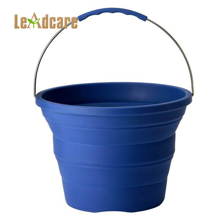 Beer Bucket Coolers Ice Bucket Outdoor Gardening Fishing Camping Silicone Collapsible Water Bucket