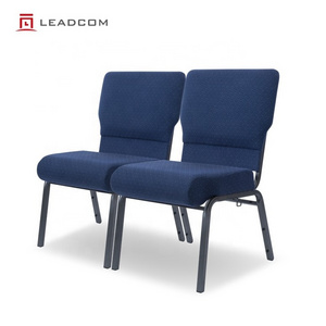 Leadcom LS-306 best value fabric padded Steel Chair leg prayer church chair