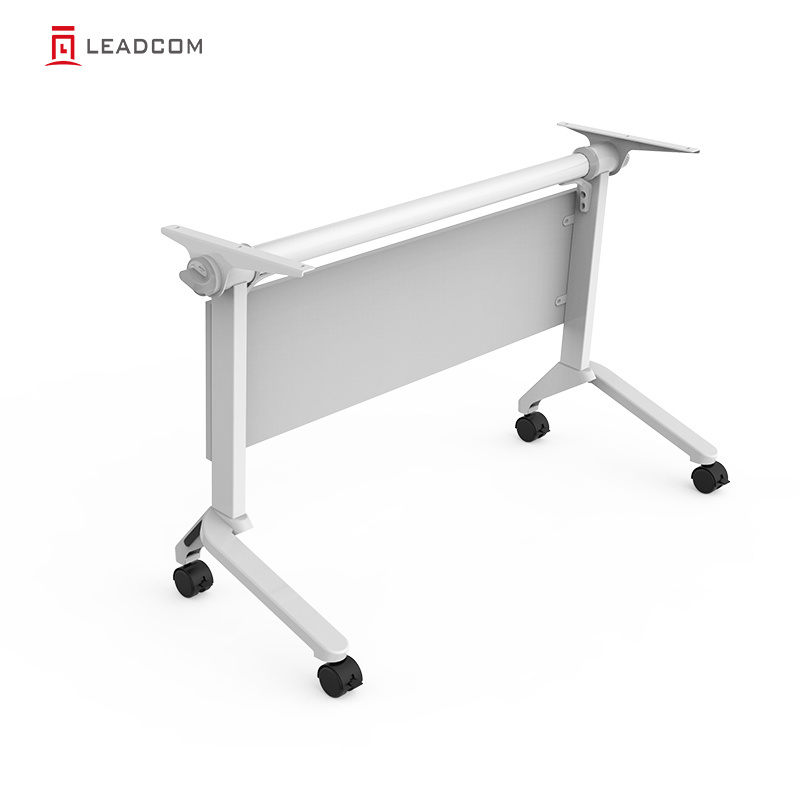 LEADCOM Mateo LS-703 Office Furniture and School Desk Folding Foldable Training Room Table with Wheels training table desk