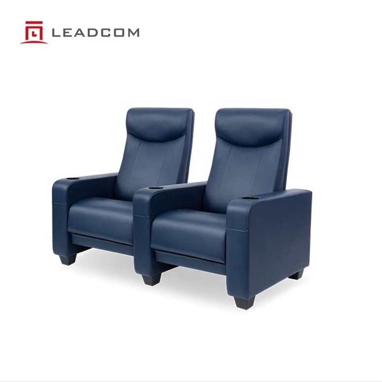 Leadcom luxury leather cinema glider chairs cinema theater seats for sale LS-829a