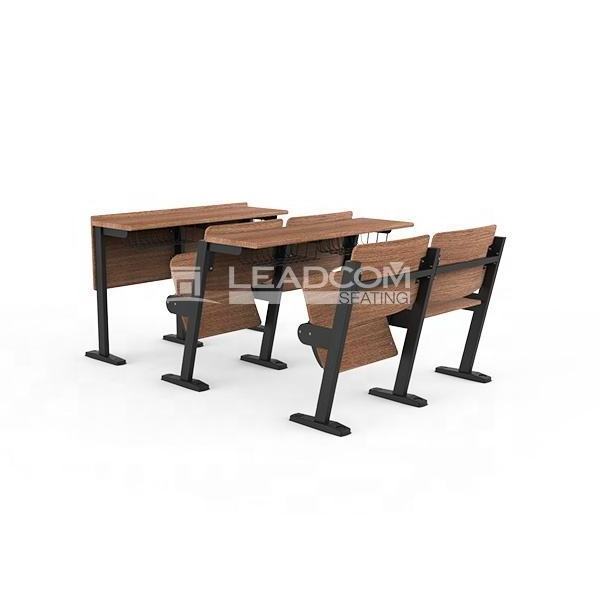 Leadcom LS-426 wooden University Furniture College Lecture Hall Seat Fixed School Chair Classroom Students Desk