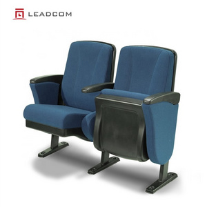 Leadcom LS-10601P fabric padded Synagogue prayer worship church auditorium chair with arms manufacturer