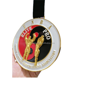 Custom Antique Gold Silver Bronze  Metal Zinc Alloy 3d Bodybuilding Award Sport Aerobics Medals And Trophies Custom