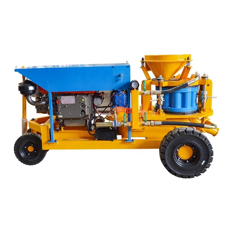 Leadcrete Diesel Shotcrete Machine Gunite Concrete Spray Machines used for hydropower project