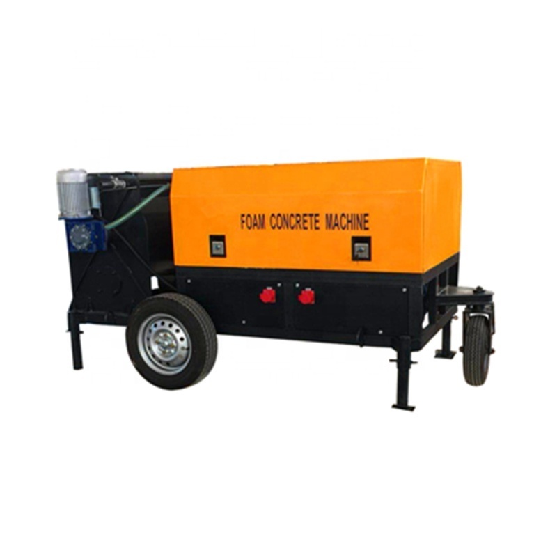 LF10B CLC foam concrete block making machine with pump