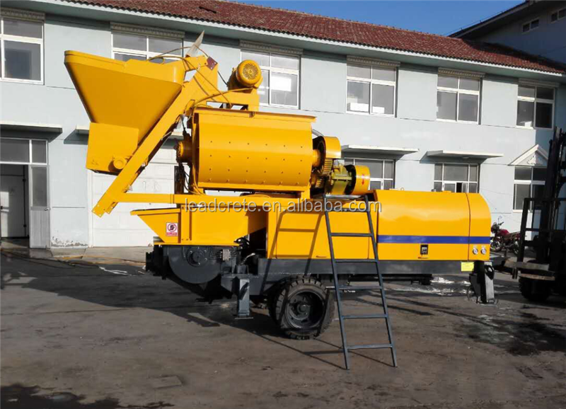 JBC40 mobile mini truck concrete mixer pump with self-chassis