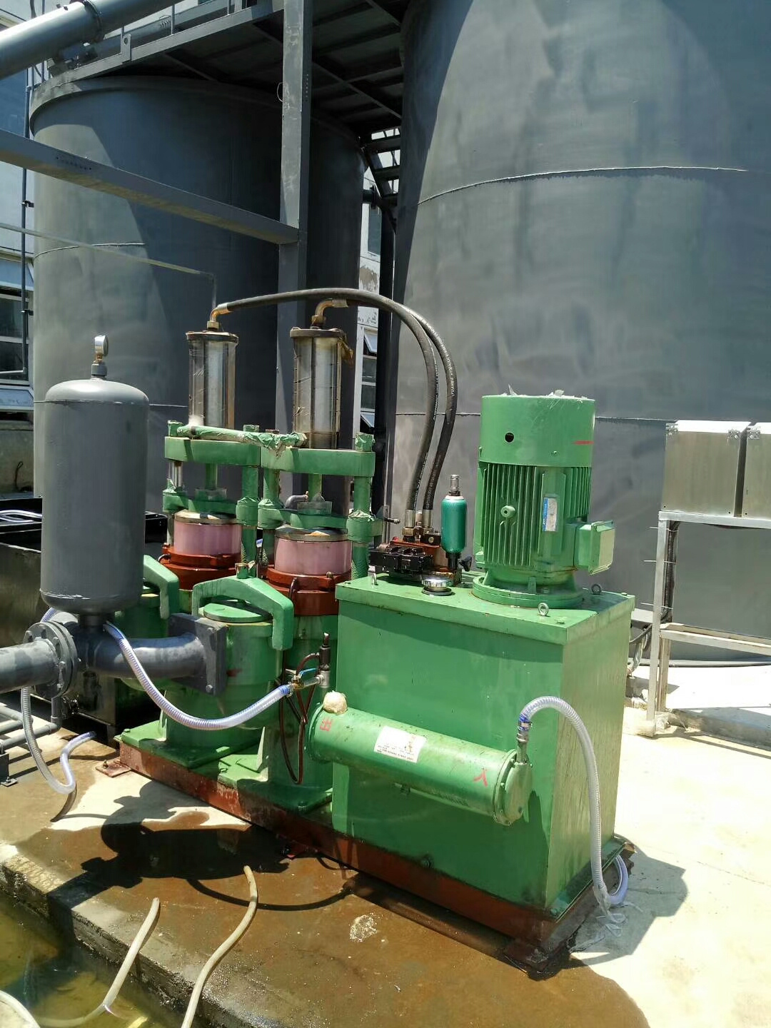 YB High pressure hydraulic piston pump for transport ceramic slurry