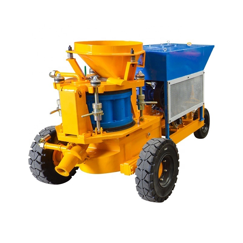 Leadcrete Diesel Shotcrete Machine Gunite Concrete Spray Machines used for hydropower project