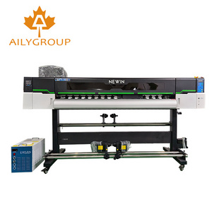 New Arrival 1.8m I3200 head  U1 UV Roll to roll flexible film leather banner printer printing machine