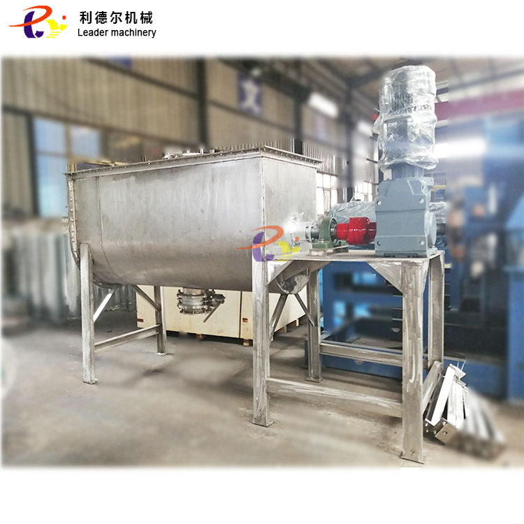 Factory Good Price 2000l/4000l/6000l Low Speed Horizontal Double Spiral Ribbon Mixer Plastic Blender On Sale