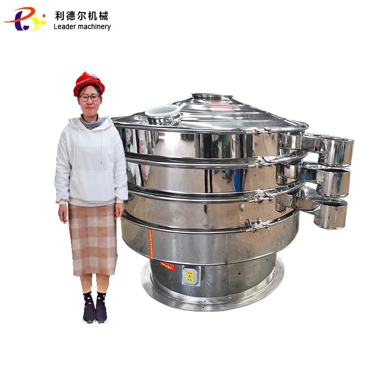 Sugar Cane Juice Filter Rotary Vibrating Screen Round Vibration Sieving Machine