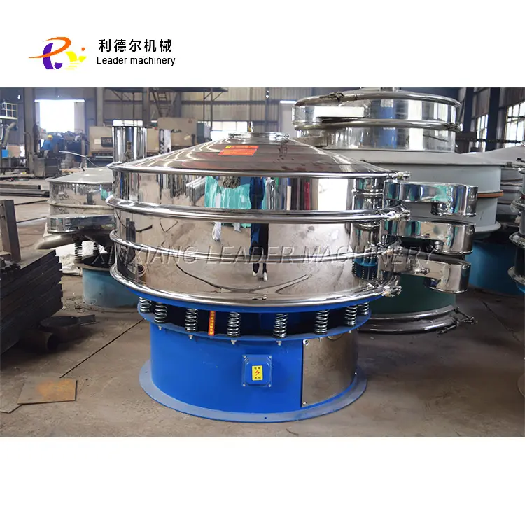 Sugar Cane Juice Filter Rotary Vibrating Screen Round Vibration Sieving Machine