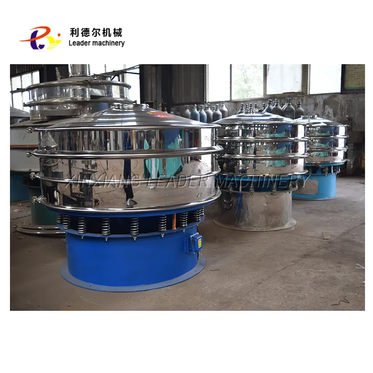 Sugar Cane Juice Filter Rotary Vibrating Screen Round Vibration Sieving Machine