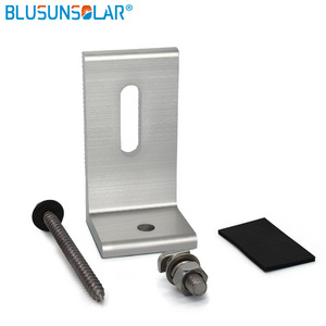 L-type 100% Aluminum Solar Panel Roof Mounting Bracket Solar Stand for Caravan Roof -FL0108