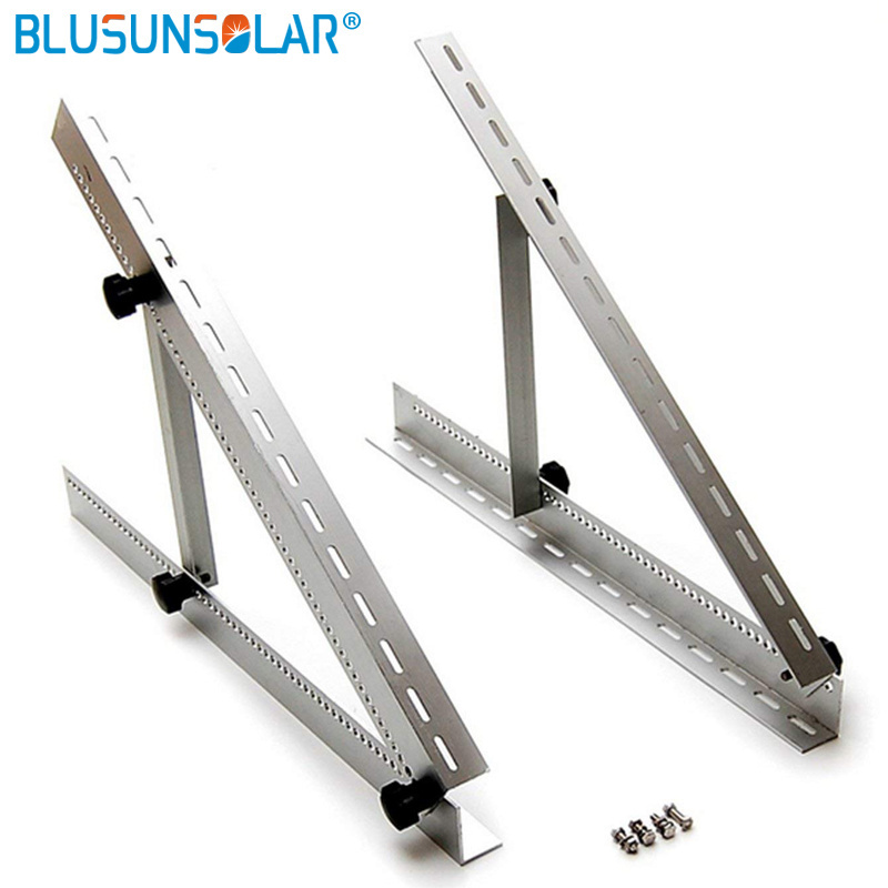 Bluesun Solar Adjustable Solar Panel Mount Mounting Brackets for 100 W Solar Panel Folding Tilt Legs Boat RV Roof