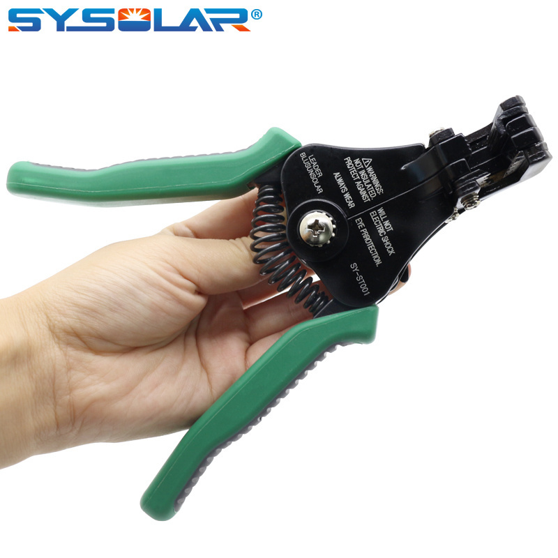 LEADER Factory Professional Automatic Wire Stripper Tools Electrical Cable Stripping Tool for 2.5mm/4.0mm/6.0mm2 PV Cable