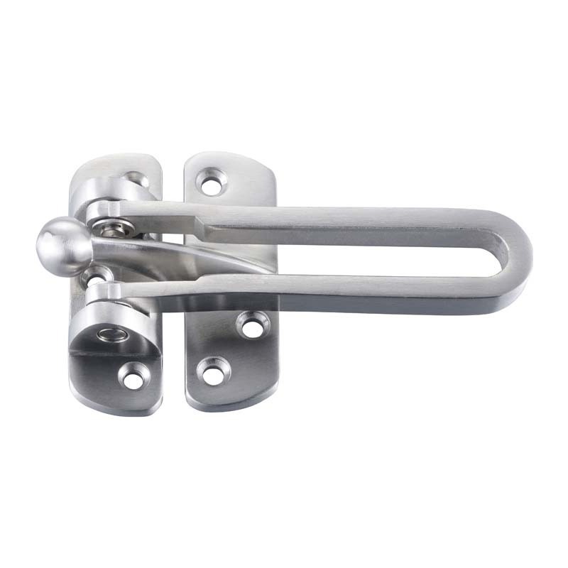 Door Security Reinforcement Stainless Steel Zinc Alloy Brass Swing Bar Door Guard Chrome PVD Gold Nickel Plated