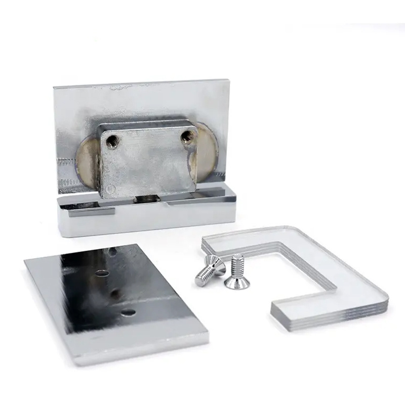 Modern Top And Bottom Mounted Pivot Hinge Bathroom Brass Material Swing Glass Shower Door Hinge