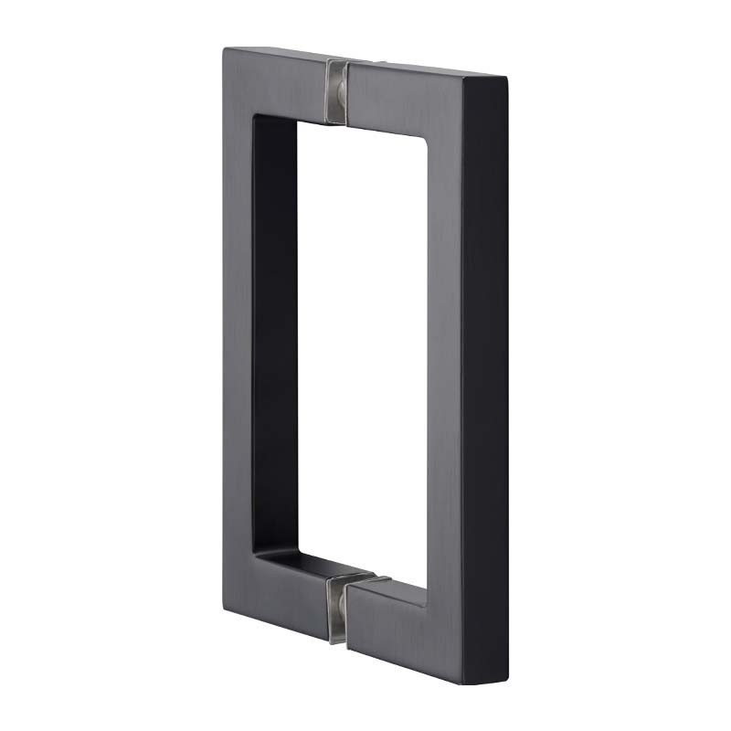 Pull Door Handle Oil Rubbed Bronze Square Rectangular Stainless Steel exterior bathroom shower glass door pull handles