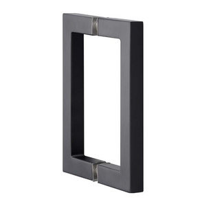 Pull Door Handle Oil Rubbed Bronze Square Rectangular Stainless Steel exterior bathroom shower glass door pull handles