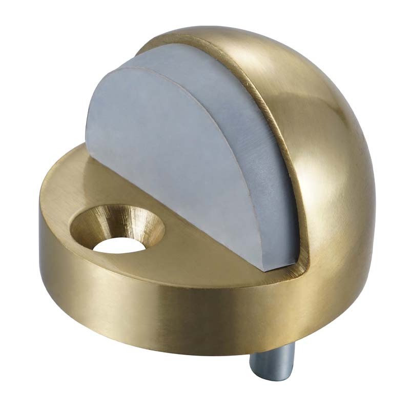 Half Round Door Bumper Low Dome Floor Door Stopper Metal Half Sliding Glass Shower Door Stop