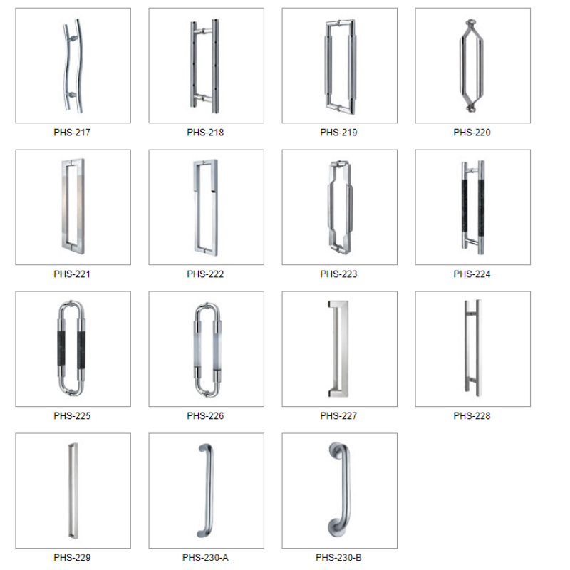 Wholesale Stainless Steel Door Pull Handle Bathroom Towel Holder Push Pull Door Handle