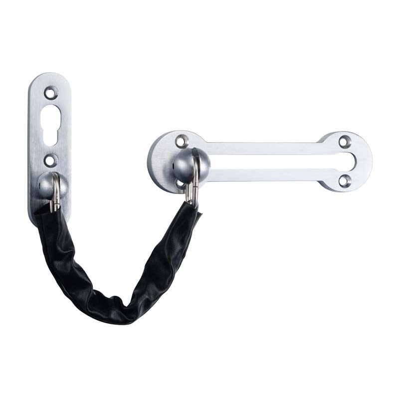 Zinc Casting Security Door Guard Hotel Home Security Sturdy Door Lock Rust-resistant Steel Door Guard Chain