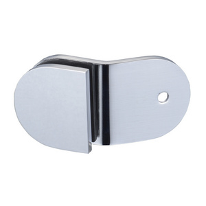 304 Stainless Steel 135 Degree Round Frameless Glass Clamp Connector shower Door Wall to Glass Clamp