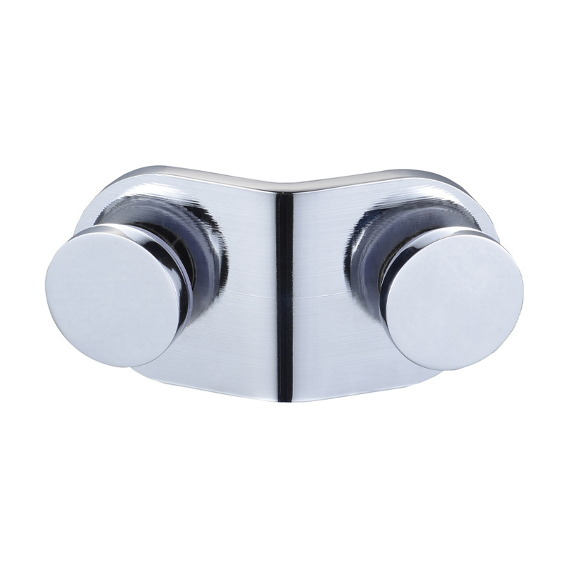 304 Stainless Steel 135 Degree Round Frameless Glass Clamp Connector shower Door Wall to Glass Clamp