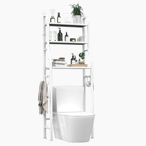 New Arrive Durable Toilet Storage Rack 3 Shelf Bathroom Space Saver Stand Storage Organizer