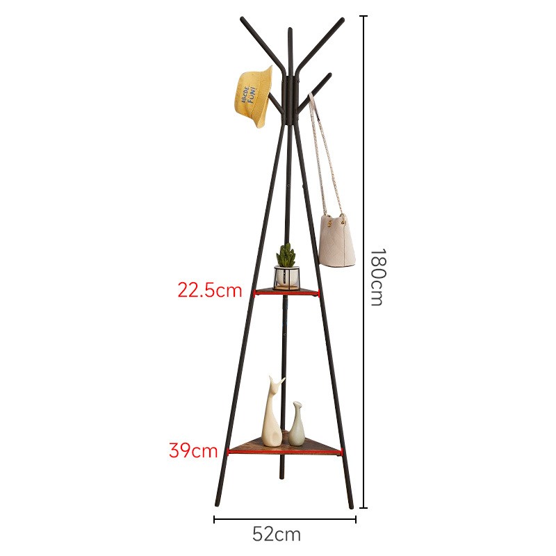 Modern Tree Shaped Coat Stand Clothes Rack Living Room Furniture Metal Free Standing Hanger Rack