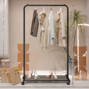 Multifunctional Garment Rack Metal Clothes Hat Floor Stand Organizer Hanger Storage Shelf Rack