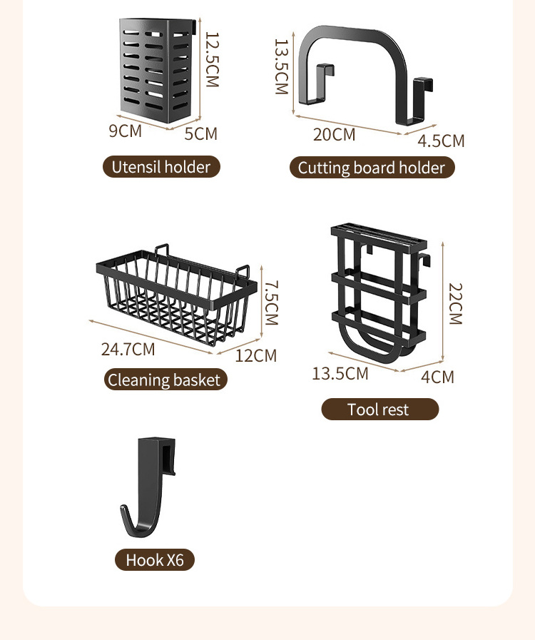 2 Tier Metal Kitchen Storage Organizer Shelf Over The Sink Dish Drainer Drying Rack With Door