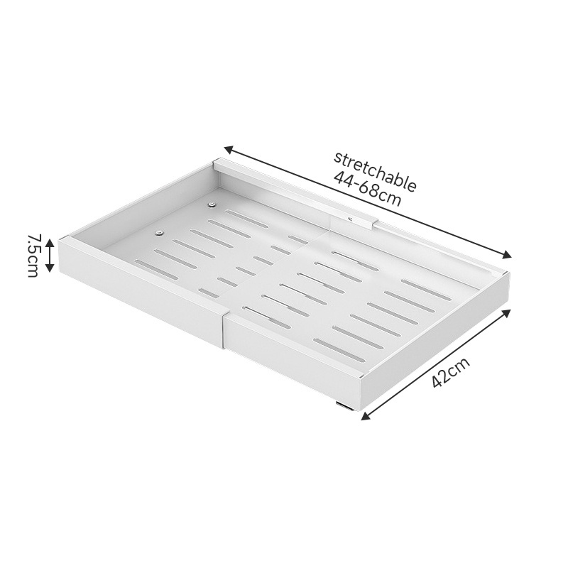 Sliding Drawer Storage Rack Pull Out Shelf Under Sink Cabinet Bathroom Kitchen Organizer