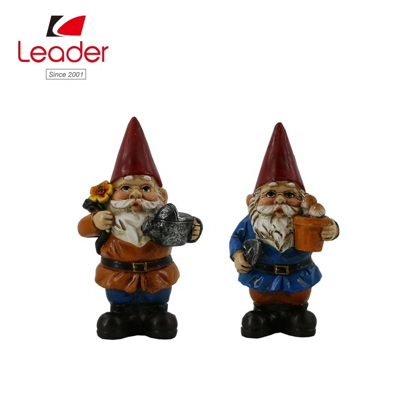 Wholesale Set of 3 Fairy Garden Gnome Accessories Kit Resin Hand Painted Miniature Gnome