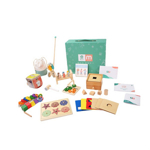 pre school  educational natural wooden toys for baby toys 2-4 year boys early education toy montessori subscription boxes