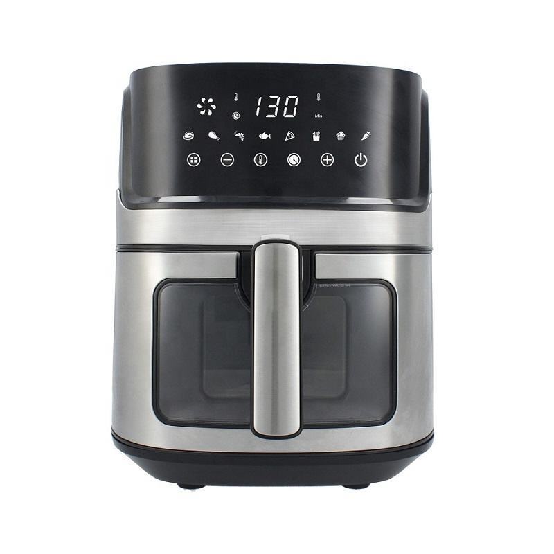 2023 Fryer Oil Free 8L Oven Commercial Digital Stainless Steel Home Use Touch Screen Air Fryer