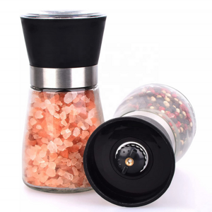 Best Seller Manual Adjustable Pepper Mill Glass Salt And Pepper Grinder